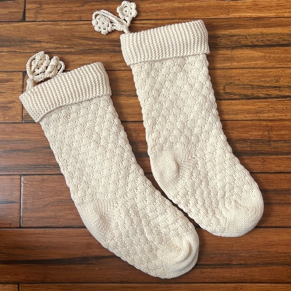 set of neutral christmas stockings. 🌲 - Picture 1 of 2